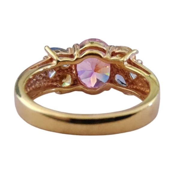 Ross-Simons Multi-Colored CZ Sterling Silver Ring – Size 6 - Picture 7 of 10